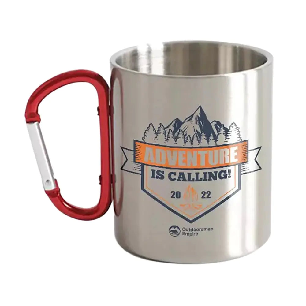 Adventure Is Calling Carabiner Mug 12oz
