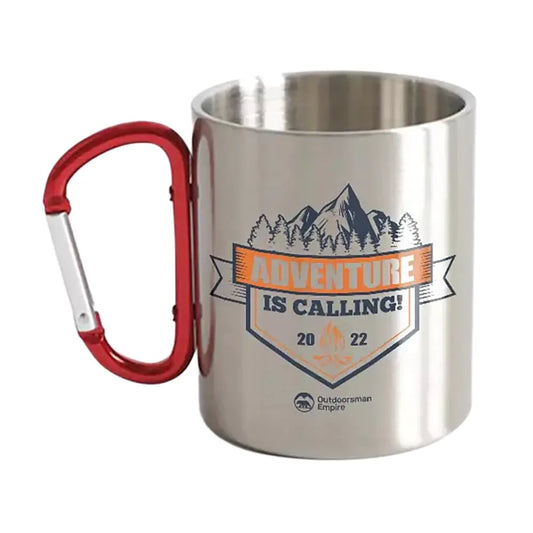 Adventure Is Calling Carabiner Mug 12oz